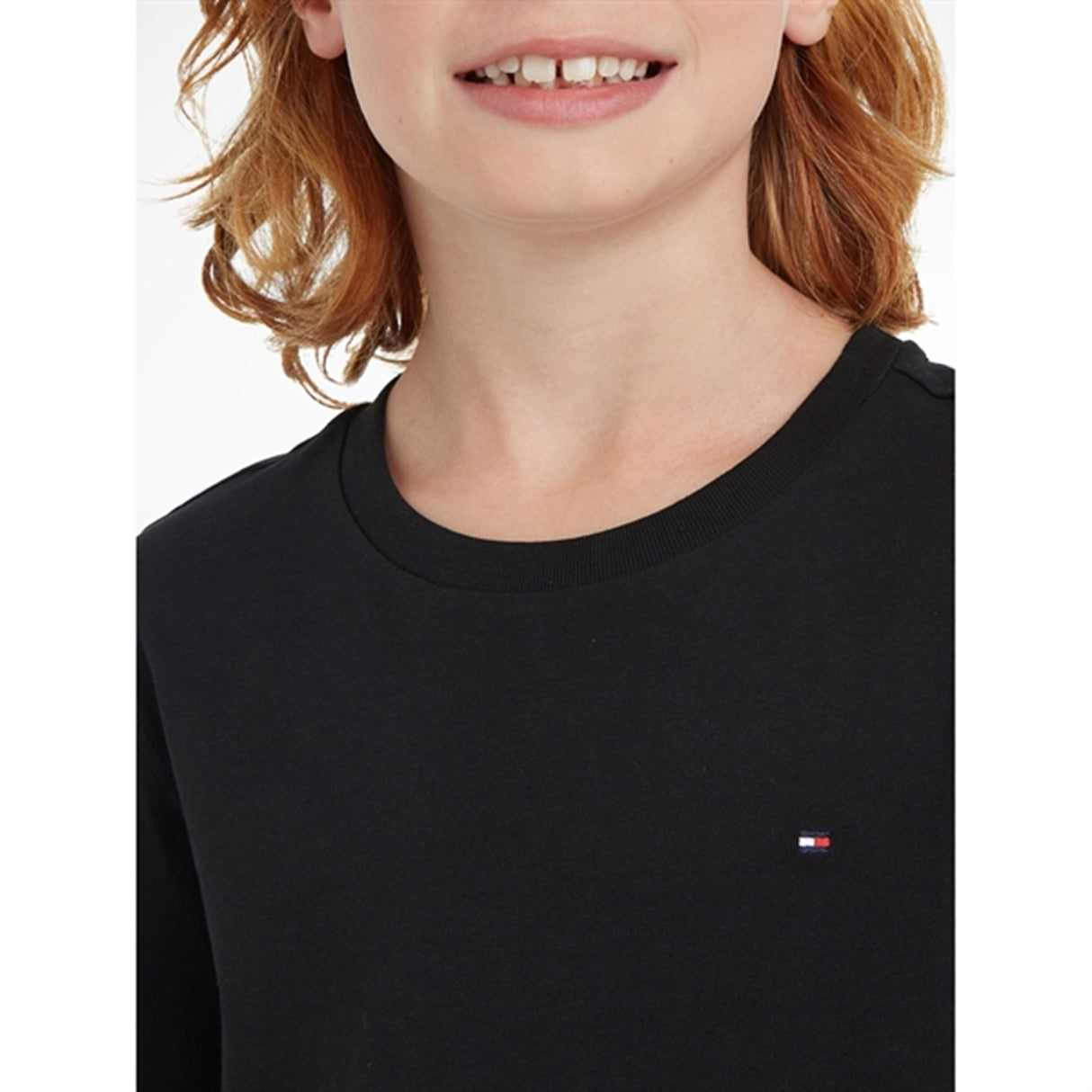 Tommy Hilfiger Boys Basic CN Blouse Meteorite