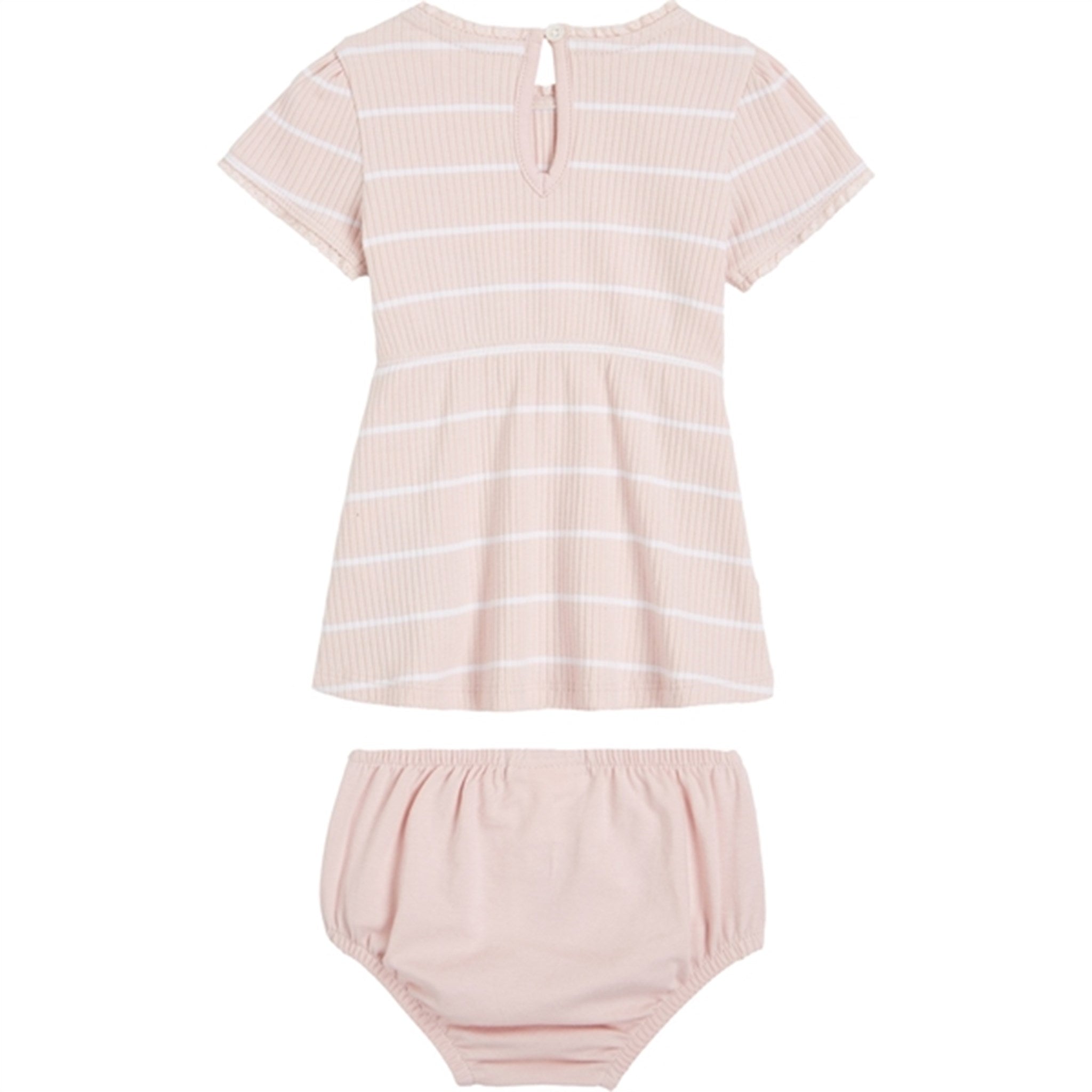 Tommy Hilfiger Baby Striped Rib Dress Whimsy Pink / White Stripe 3