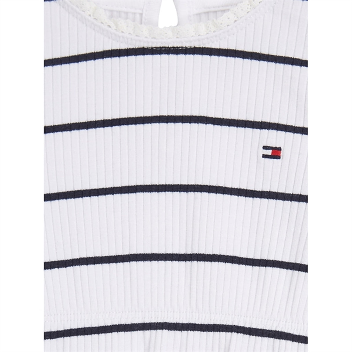 Tommy Hilfiger Baby Striped Rib Dress White / Desert Sky Stripe
