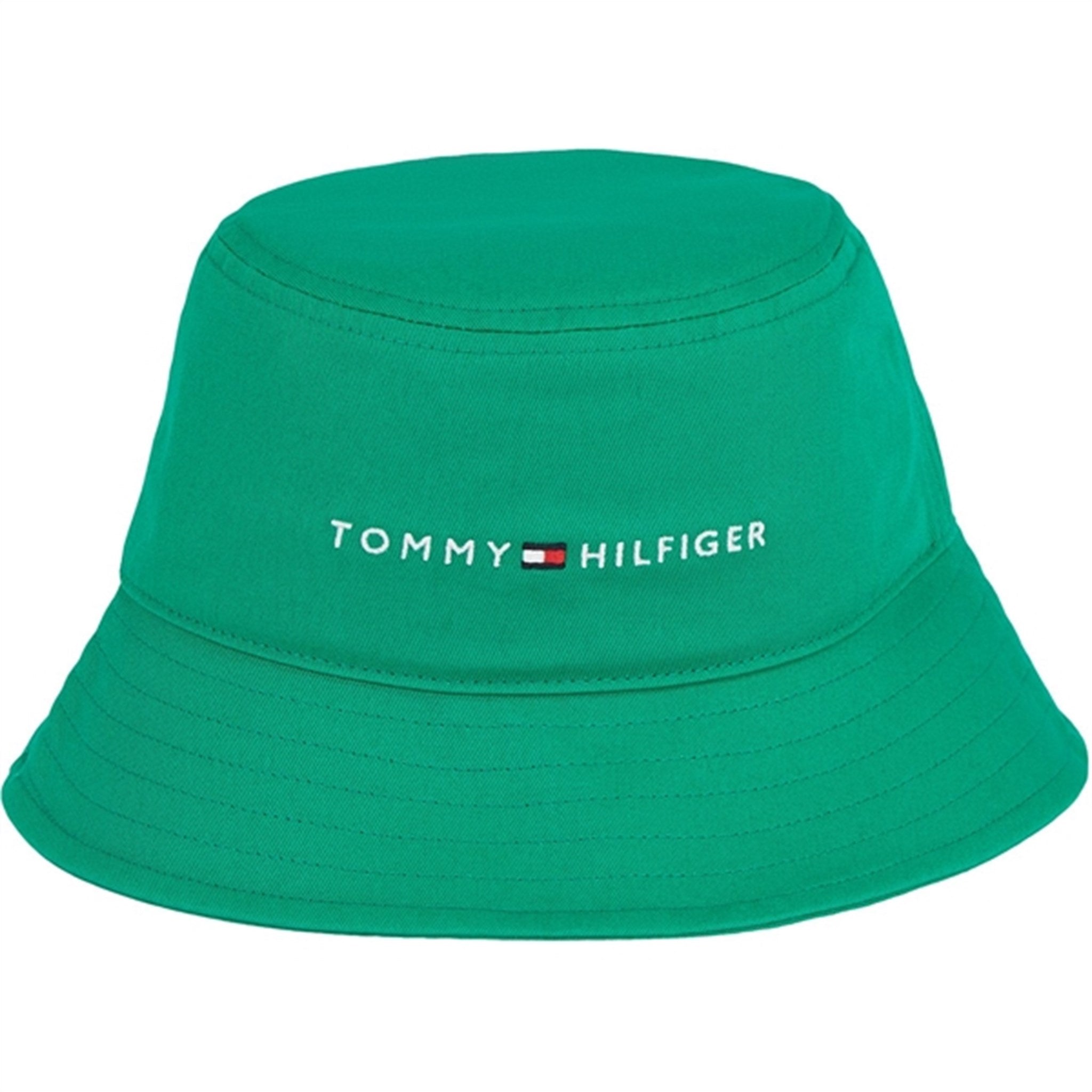 Buy Tommy Hilfiger TH Essential Bucket Hat Olympic Green | Luksusbaby