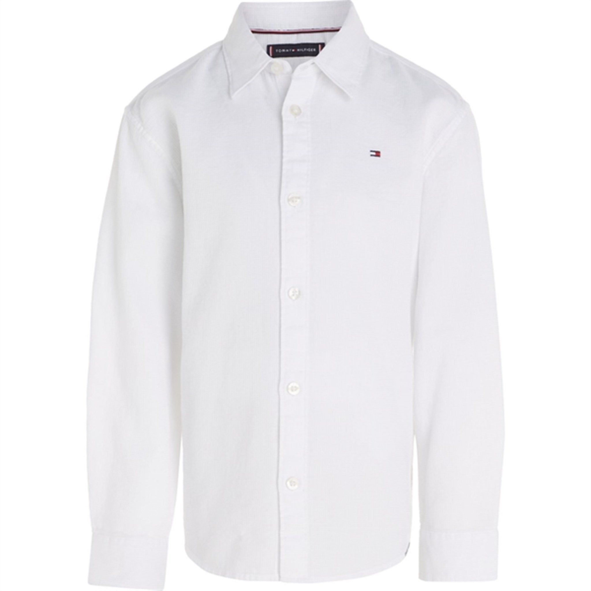 Tommy Hilfiger Solid Waffle Shirt White
