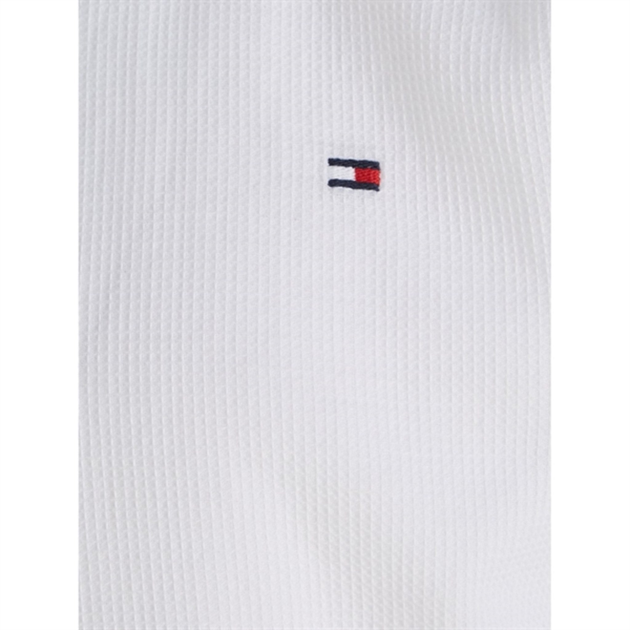Tommy Hilfiger Solid Waffle Shirt White 4