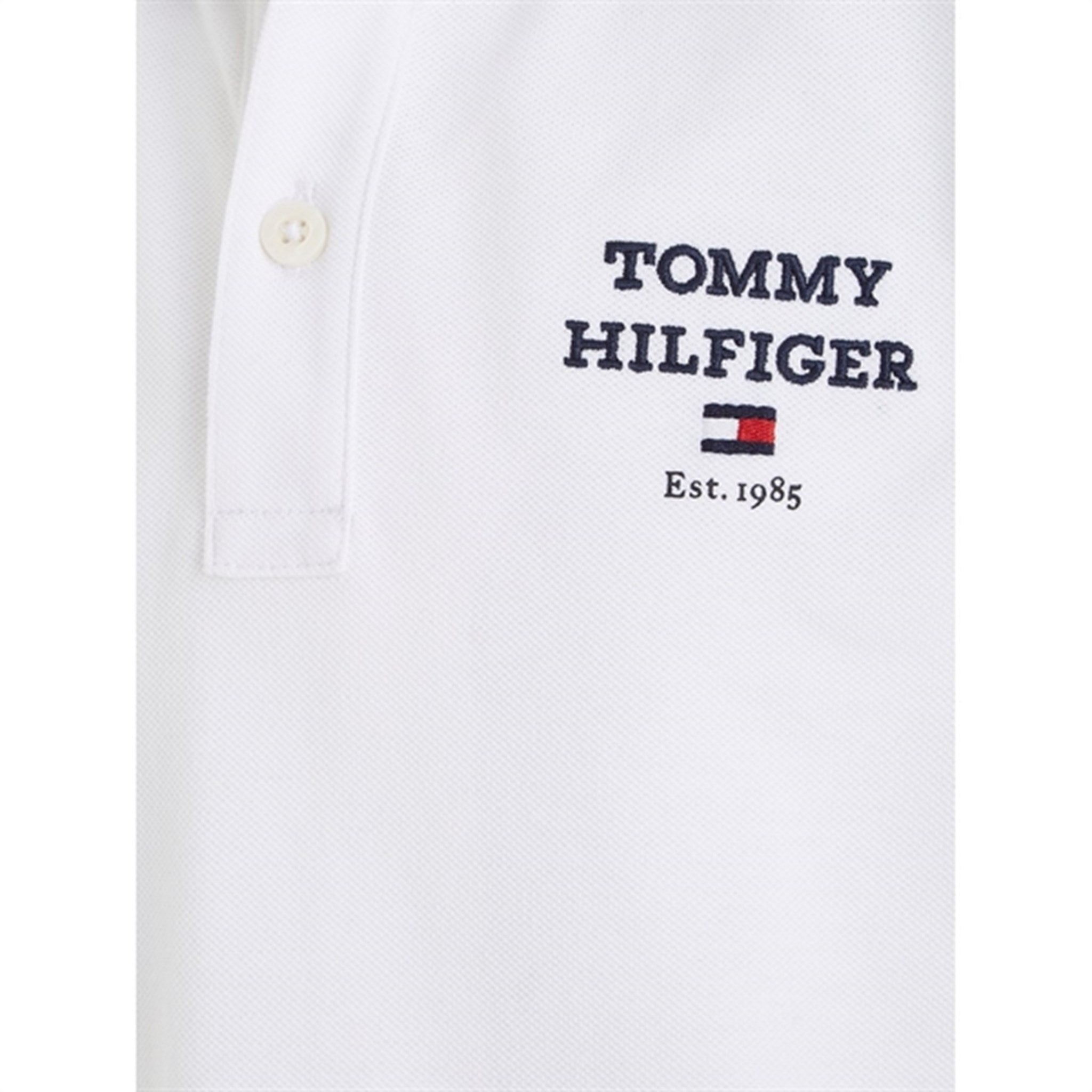 Tommy Hilfiger Th Logo SS Polo White 3