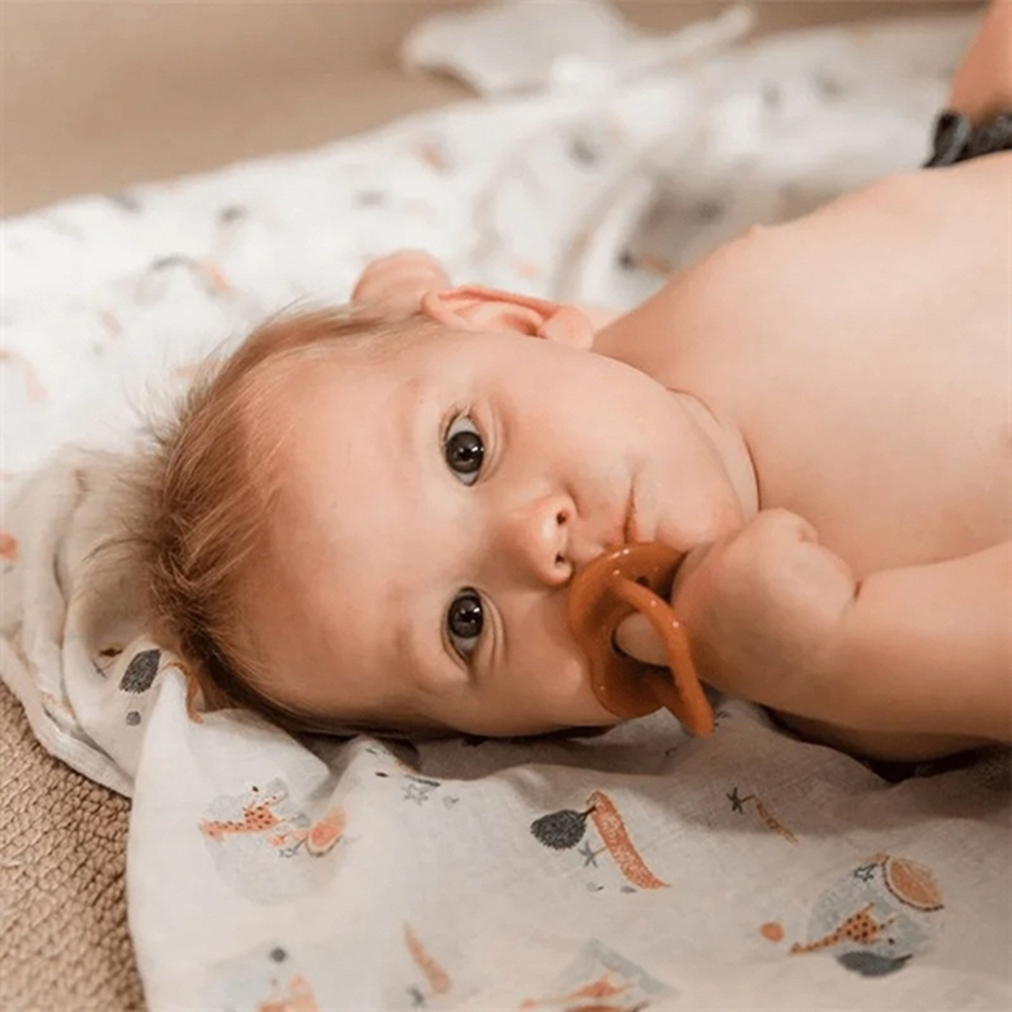 Haakaa Silicone Pacifier Apricot 3