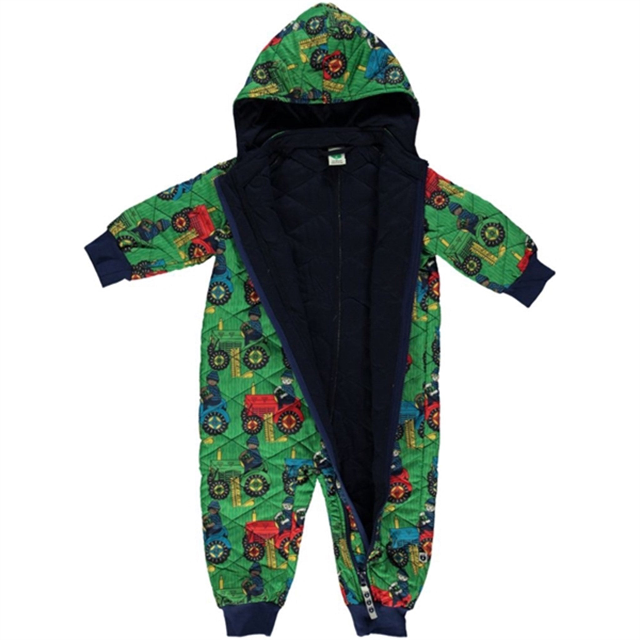 Småfolk Green Tractor Thermo Suit 2