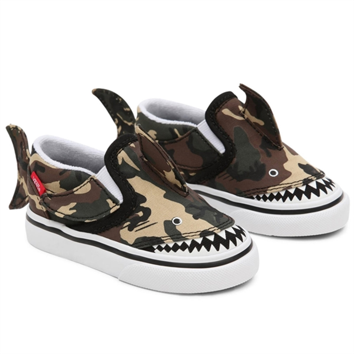 Vans Slip Custom Vans Camo Slip-On Shark Camouflage VANS →
