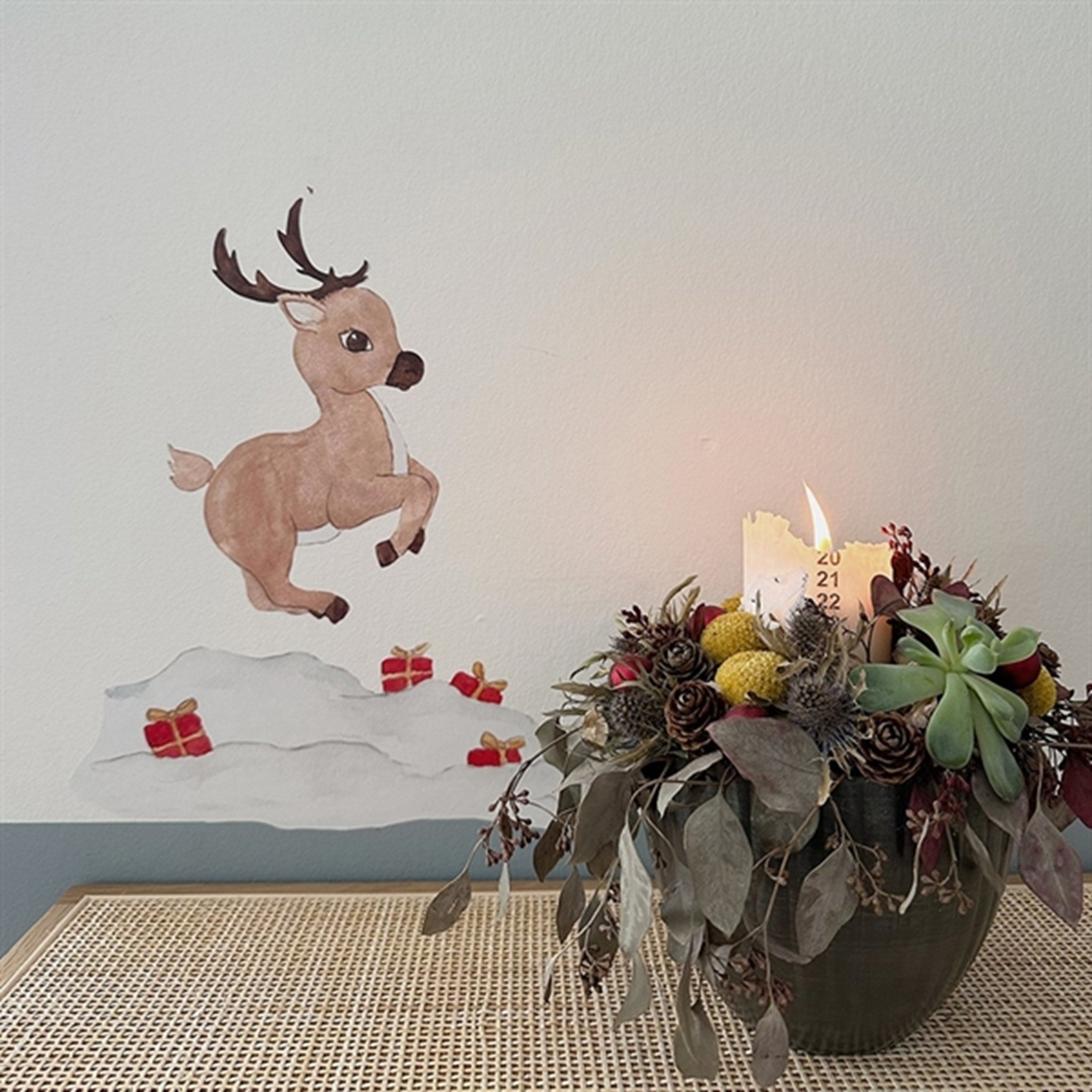 That's Mine Wallstickers Rudolph And Gifts Multi 2