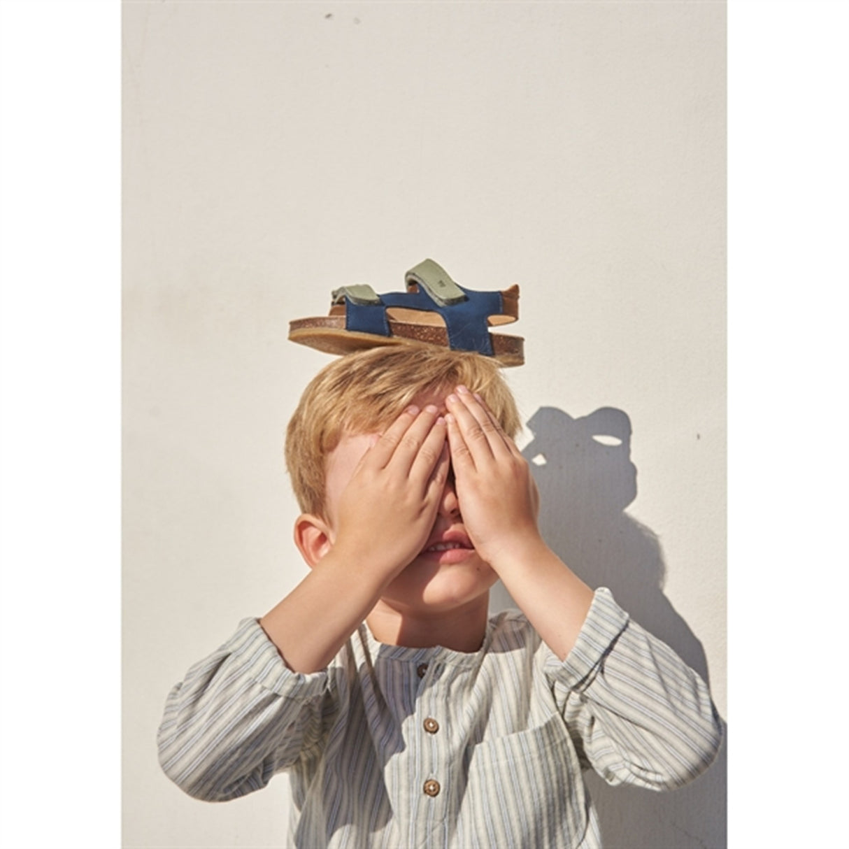 Wheat Sandal Cork Open Toe Corey Blue