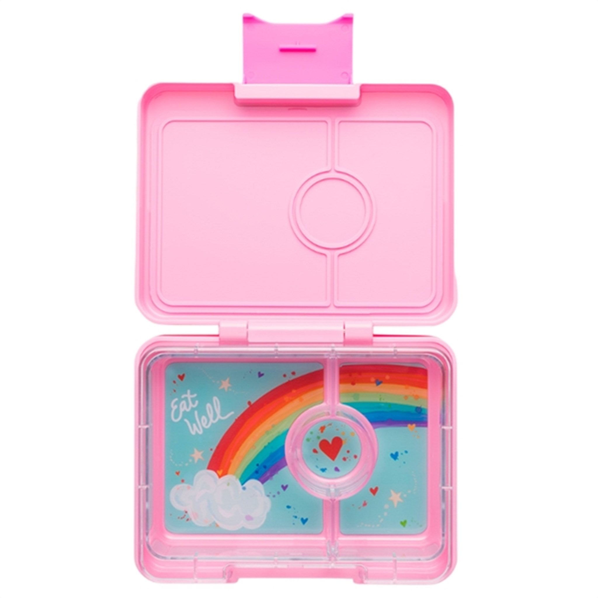 Yumbox Snack 3 Sections Lunchbox Power Pink/Rainbow