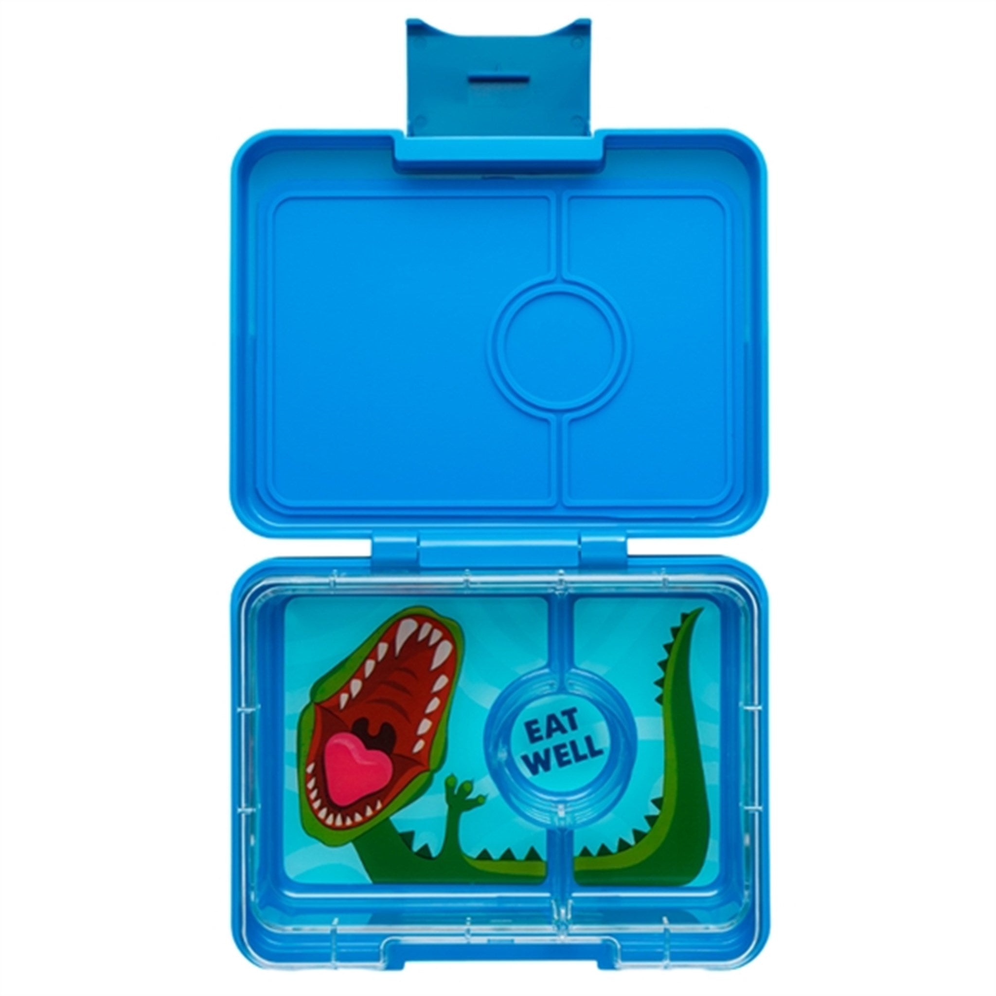 Yumbox Snack 3 Sections Lunchbox Surf Blue/Dinosaur
