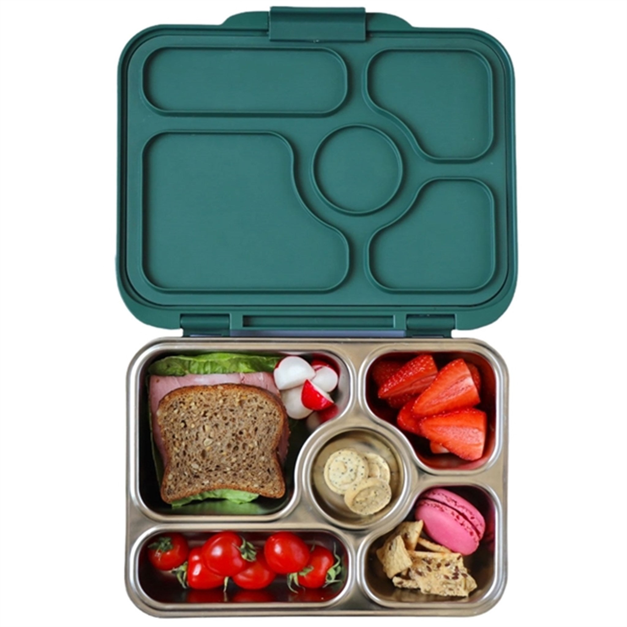 Yumbox Presto Stainless Steel Lunch Box Kale Green 4