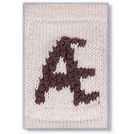 Smallstuff Knit Letter Nature