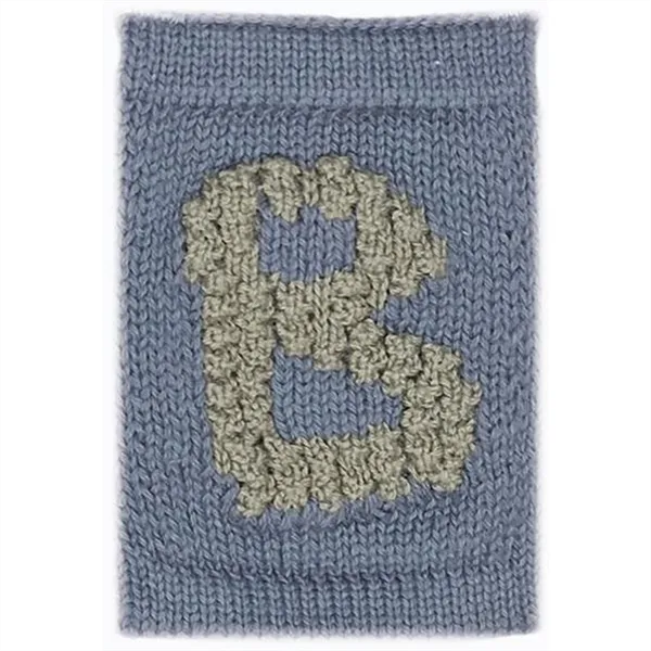Smallstuff Knit Letter Blue