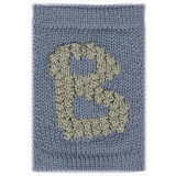 Smallstuff Knit Letter Blue