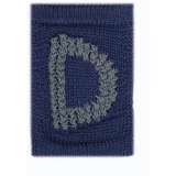Smallstuff Knit Letter Blue