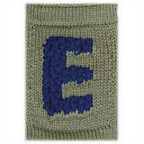 Smallstuff Knit Letter Blue