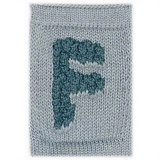 Smallstuff Knit Letter Blue