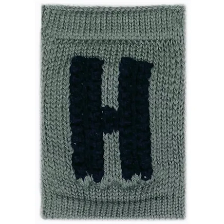 Smallstuff Knit Letter Blue