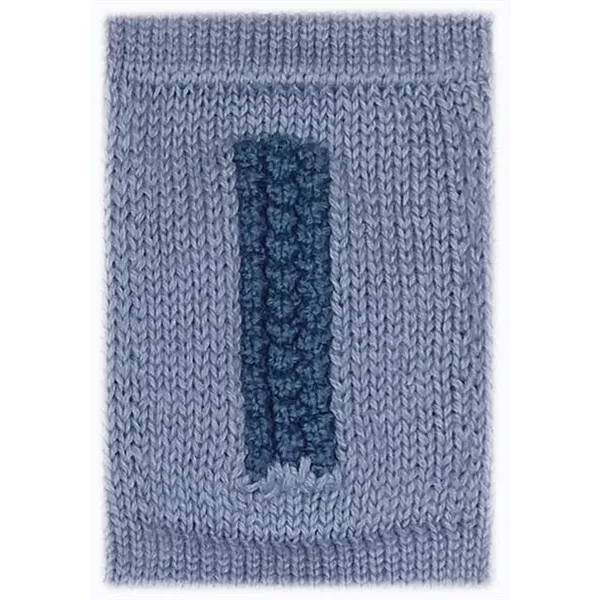 Smallstuff Knit Letter Blue