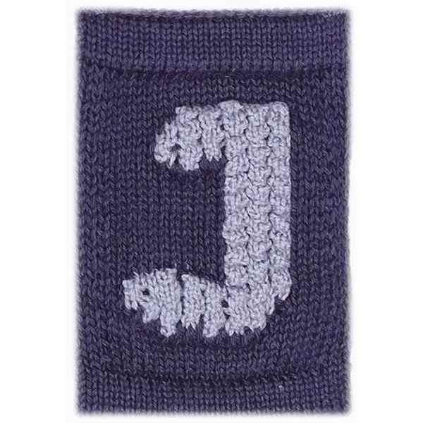 Smallstuff Knit Letter Blue