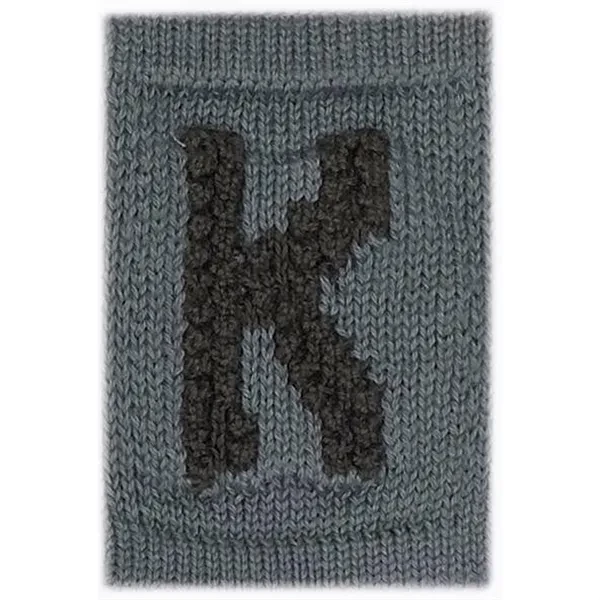 Smallstuff Knit Letter Blue