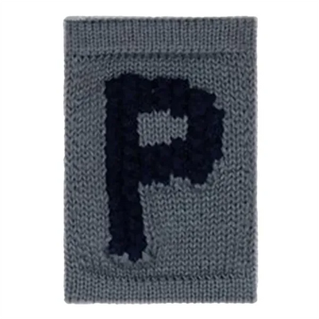 Smallstuff Knit Letter Blue