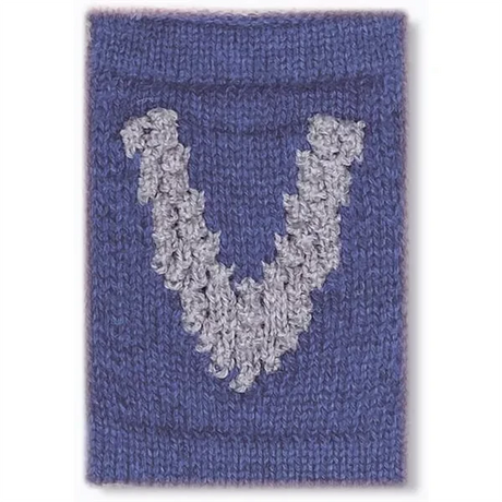 Smallstuff Knit Letter Blue