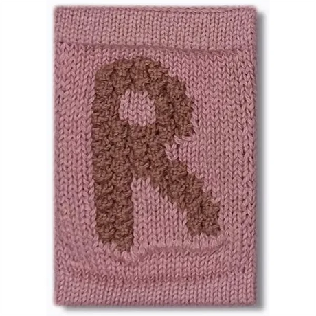 Smallstuff Knit Letter Rose