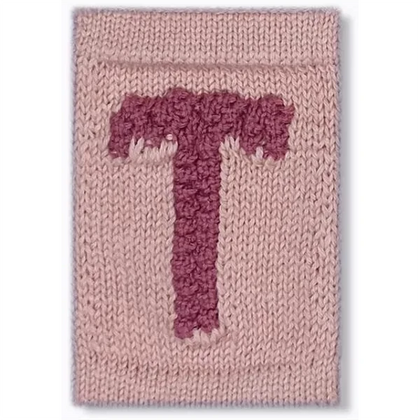 Smallstuff Knit Letter Rose