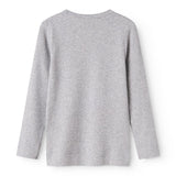 MarMar Modal Melange Light Grey Melange Plain Blouse