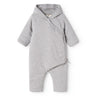 MarMar Modal New Born Light Grey Melange Rex Stroller Suit