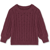 Fliink Burgendy Bon Cashmere Blouse