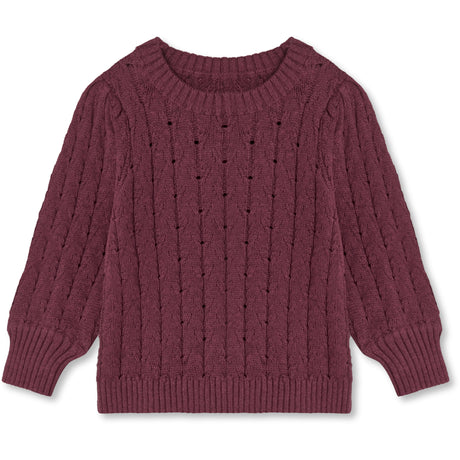 Fliink Burgendy Bon Cashmere Blouse