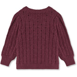 Fliink Burgendy Bon Cashmere Blouse