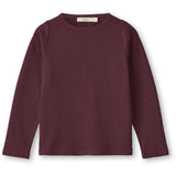 Fliink Burgendy Kenna Ls Blouse