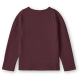 Fliink Burgendy Kenna Ls Blouse