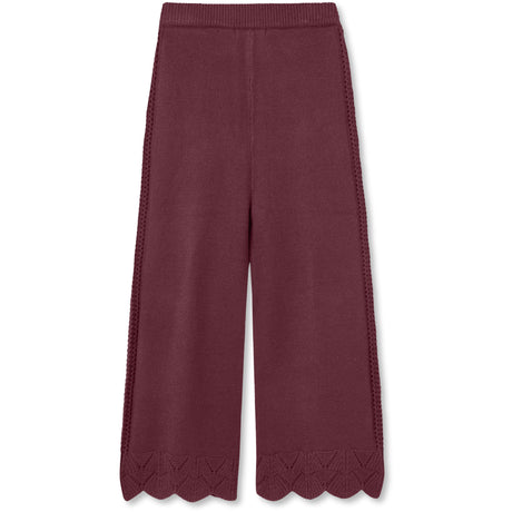 Fliink Burgendy Alilly Wide Pants
