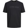 Jack & Jones Black Loose Jjestar Jj Tee Ss Noos Jnr