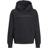 Jack & Jones Black Loose Jjestar Jj Sweat Hood Noos Jnr