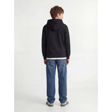 Jack & Jones Black Loose Jjestar Jj Sweat Hood Noos Jnr