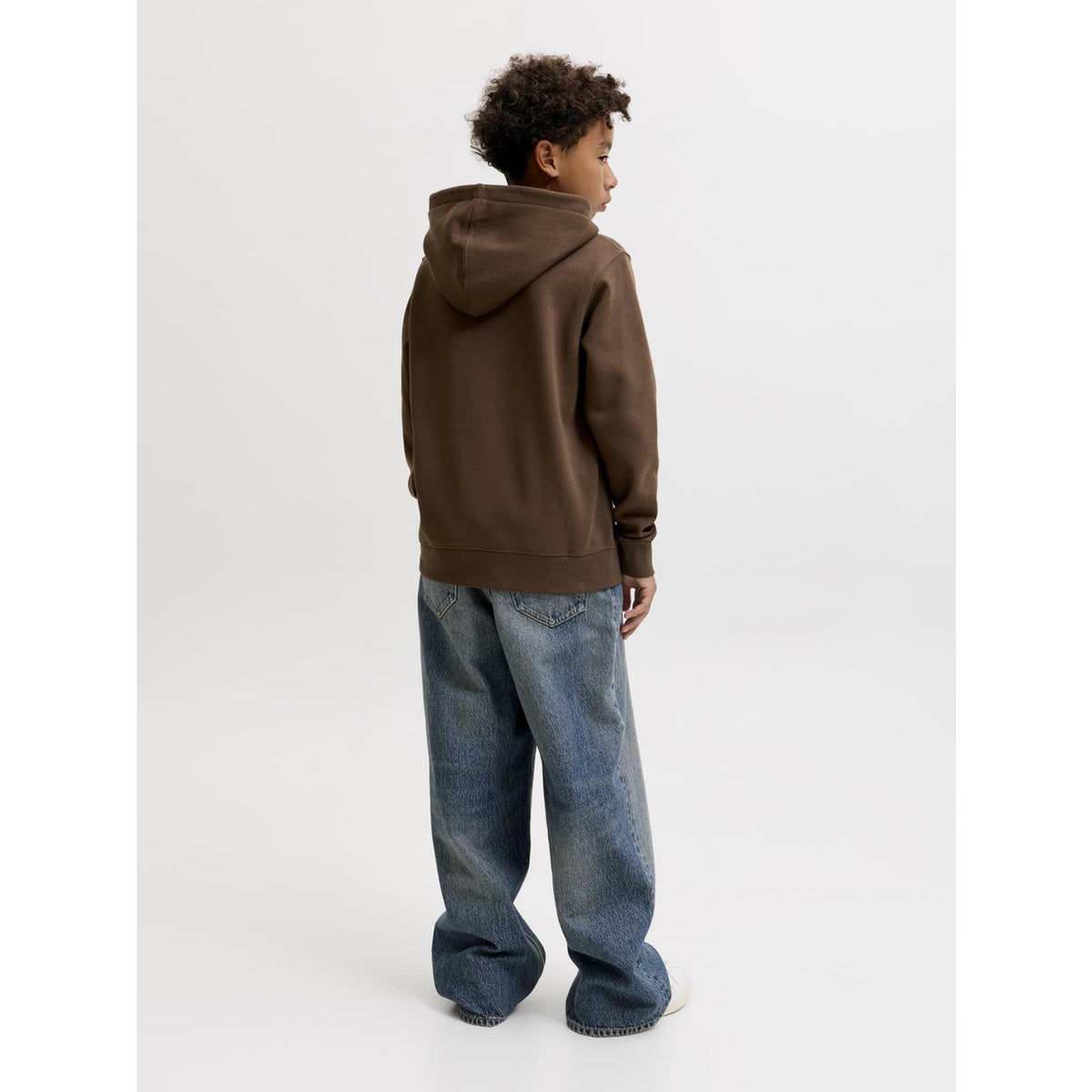Jack & Jones Cocoa Jjestar Jj Sweat Hood Noos Jnr