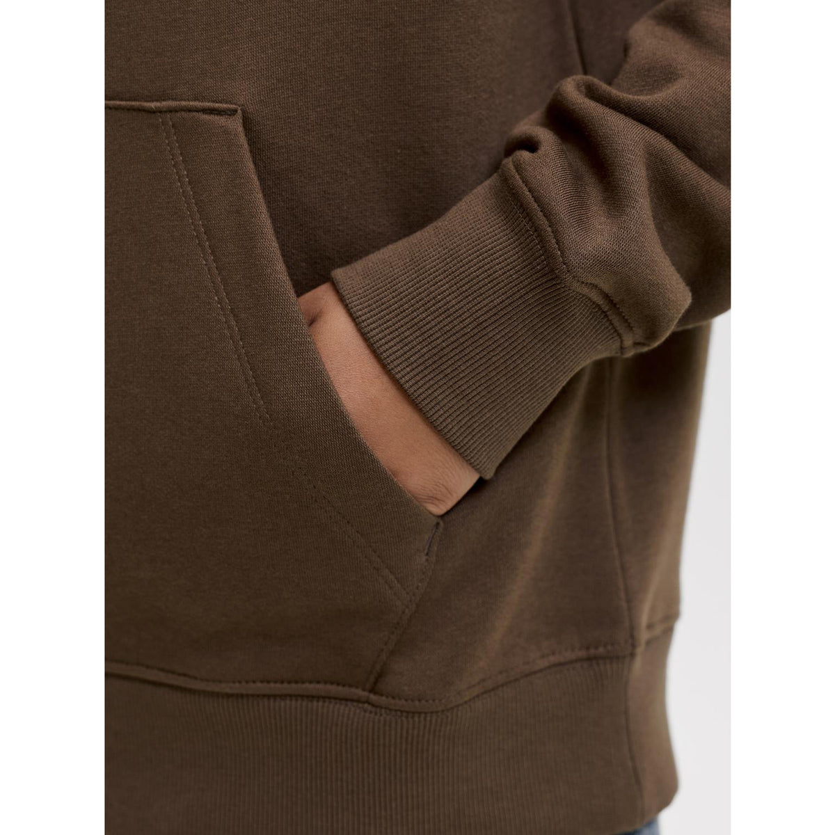 Jack & Jones Cocoa Jjestar Jj Sweat Hood Noos Jnr