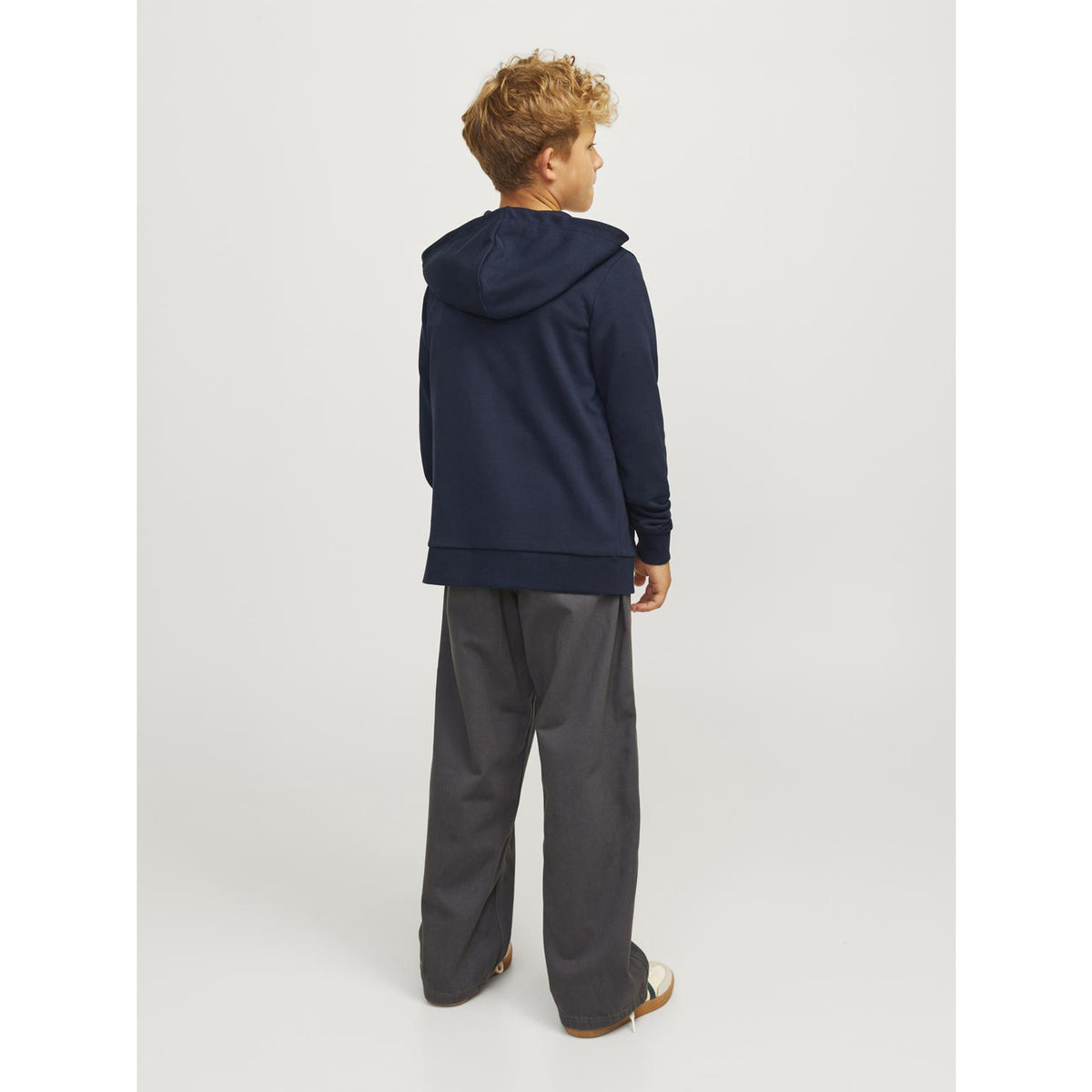 Jack & Jones Navy Blazer Jjebradley Sweat Zip Hood Noos Jnr