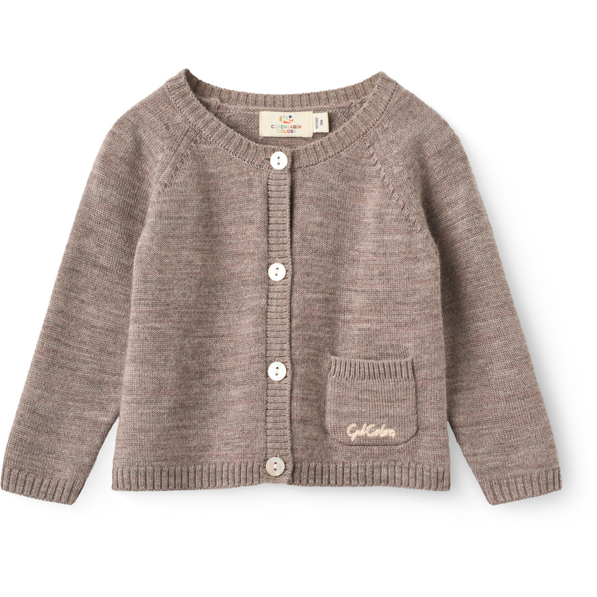 COPENHAGEN COLORS Natural Melange Classic Merino Baby Set