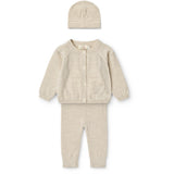 COPENHAGEN COLORS Pale Cream Melange Classic Merino Baby Set