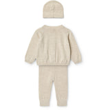 COPENHAGEN COLORS Pale Cream Melange Classic Merino Baby Set