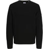 Jack & Jones Black Jjcleveland Knit Crew Neck Jnr