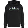 Jack & Jones Black Jjtom Sweat Hood Sn Jnr