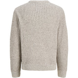 Jack & Jones Junior Sea Salt Jjjaxon Knit Crew Neck Jnr