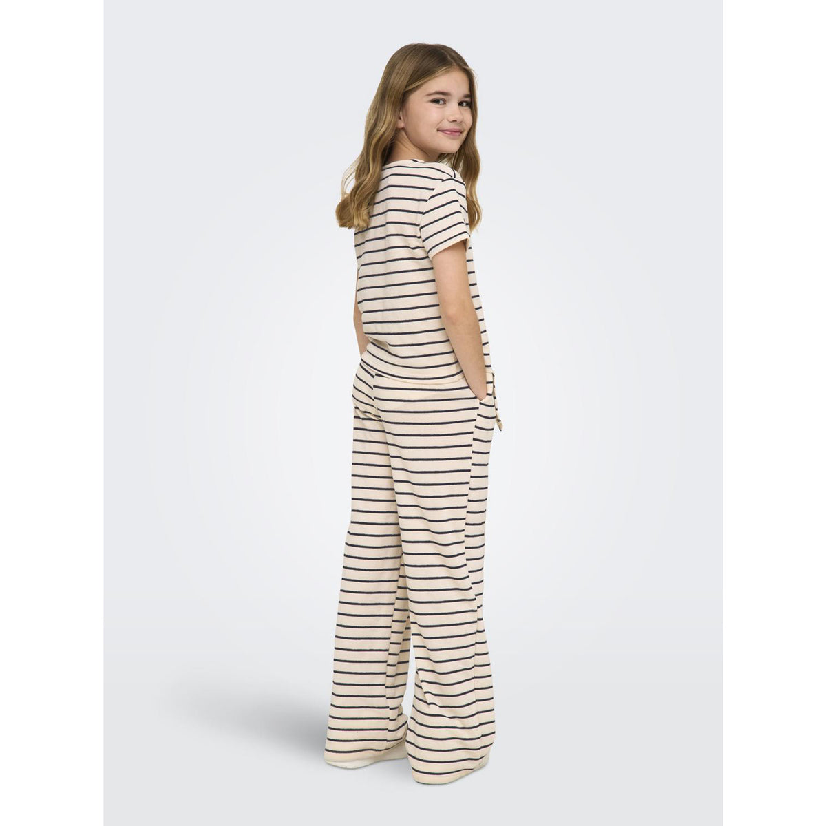 kids ONLY Tofu Night Sky Kogjana Ss Striped Knot Top Jrs